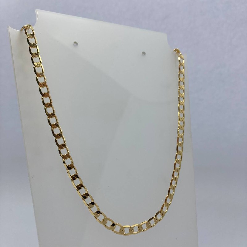 Corrente Grumet- Folheado a ouro/60cm