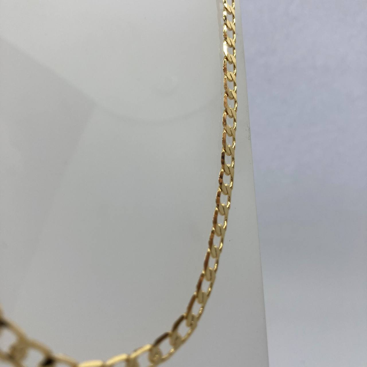 Corrente Grumet- Folheado a ouro/60cm