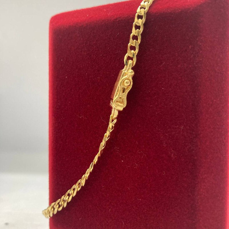 Pulseira Grumet Folheado a Ouro
