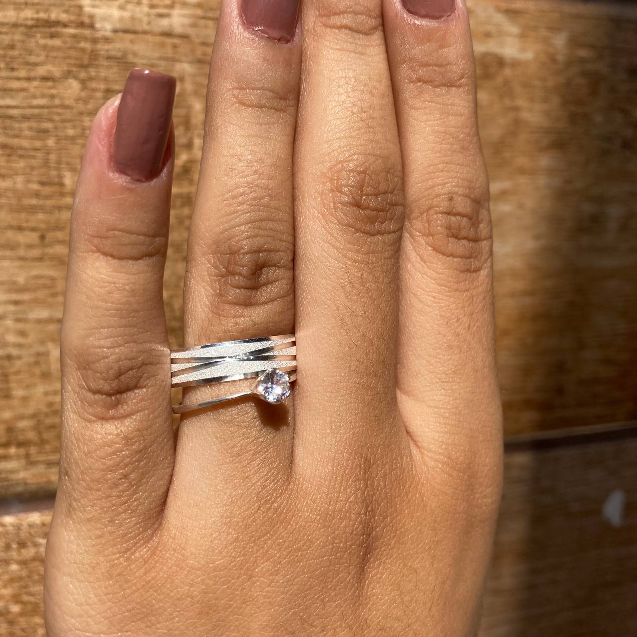 Par de Aliança Namoro em Prata 950 - Chu Chanfrada 5mm Diamantada + Anel Brinde