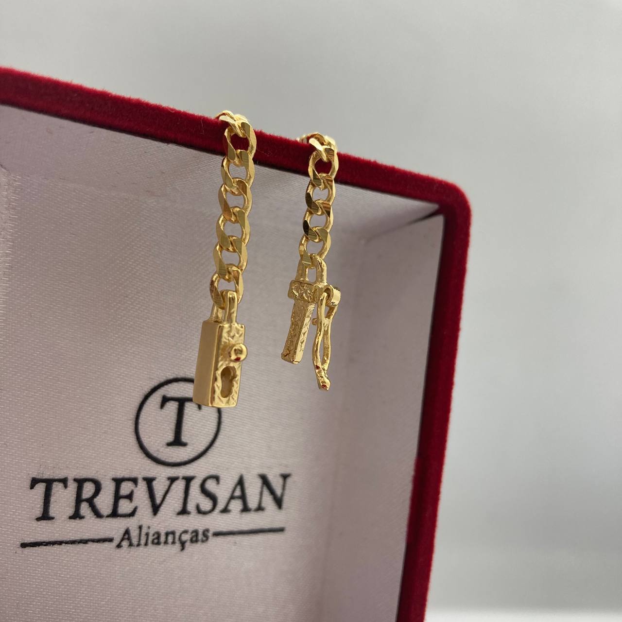 Pulseira Grumet Folheado a Ouro