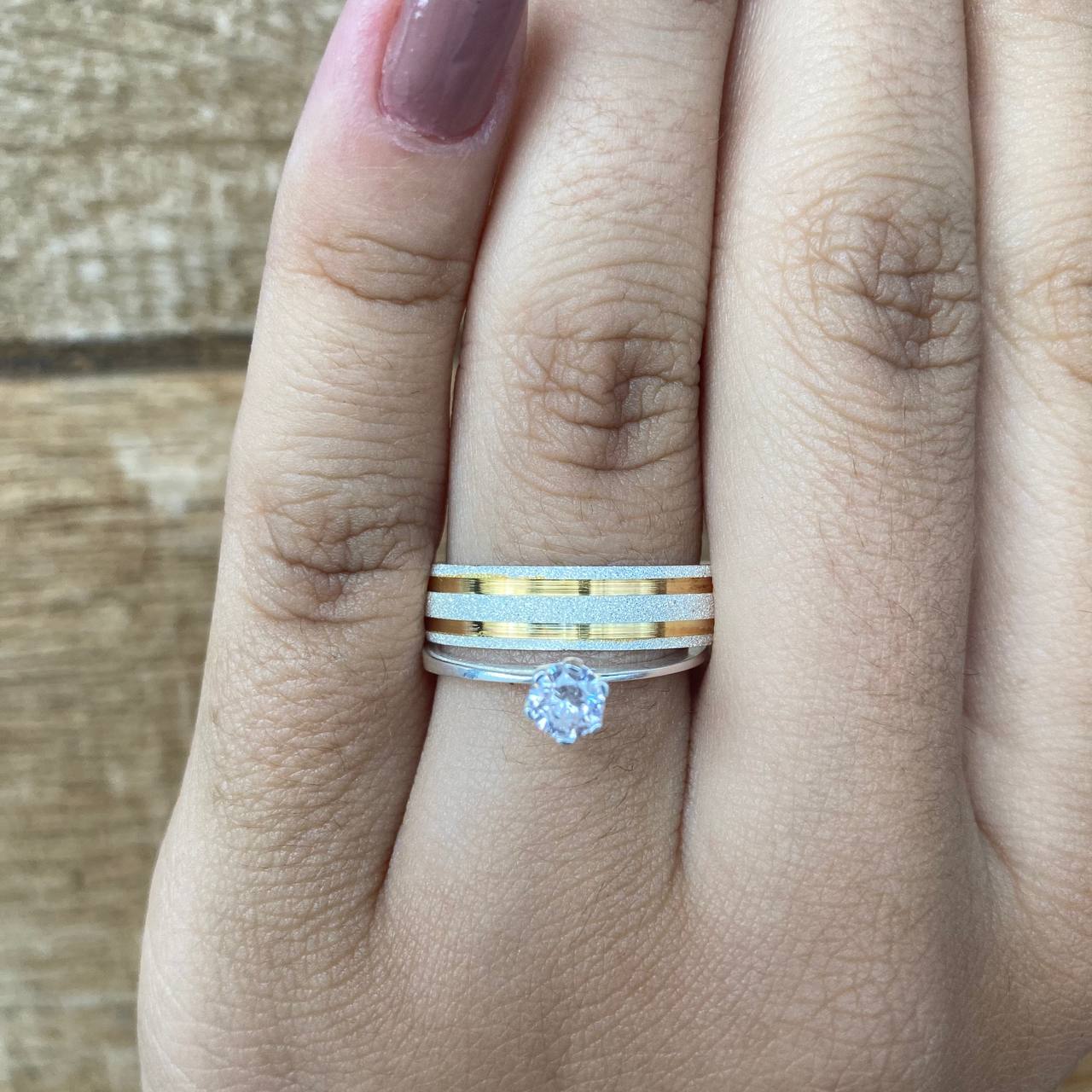 Par de Aliança Namoro em Prata 950 - Perfeição Abaulada 5mm Diamantada + Anel Brinde