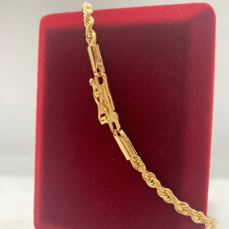 Pulseira Canhão Folheado a Ouro