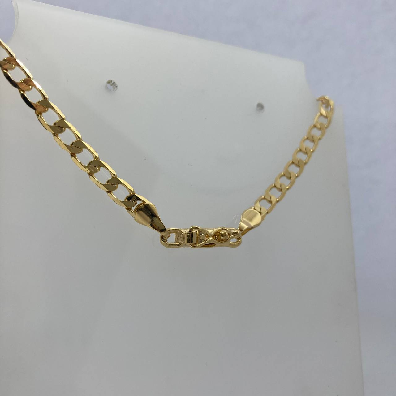 Corrente Grumet- Folheado a ouro/60cm