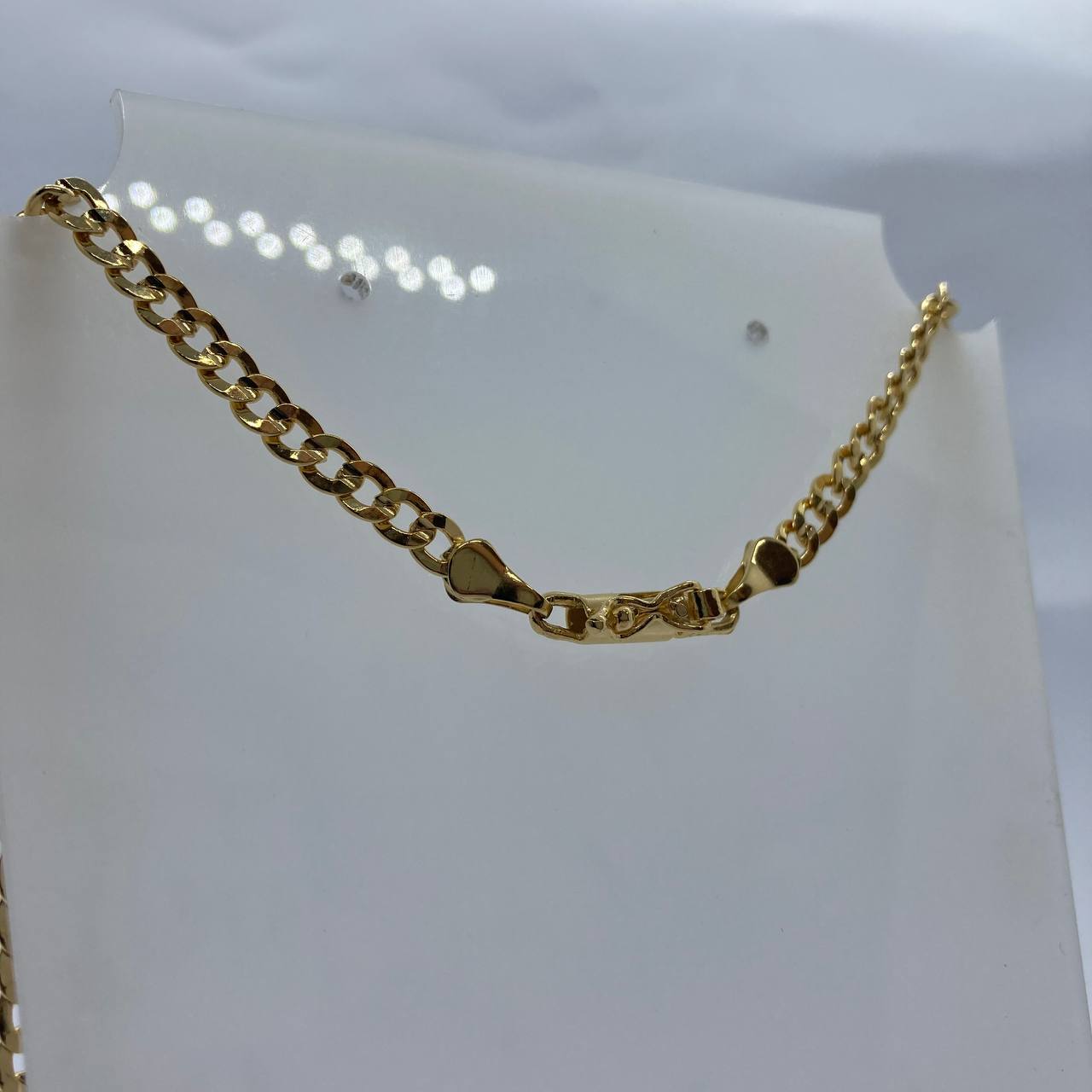 Corrente Grumet- Folheado a ouro/60cm