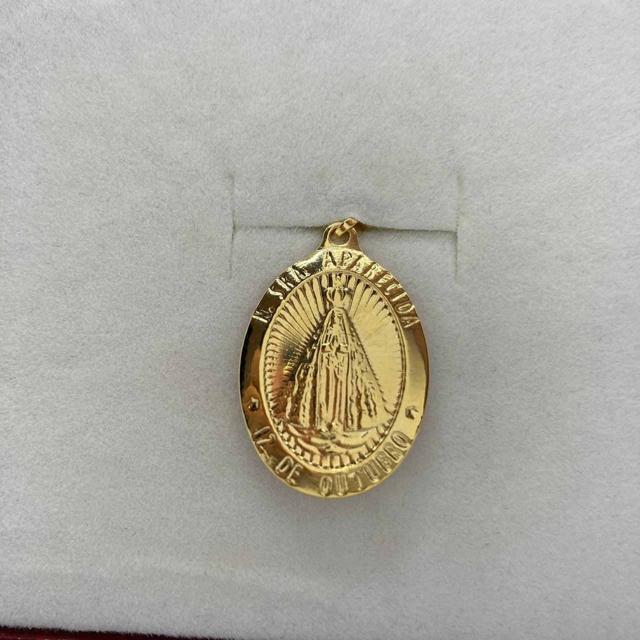 Pingente Banhado Nossa Senhora Aparecida