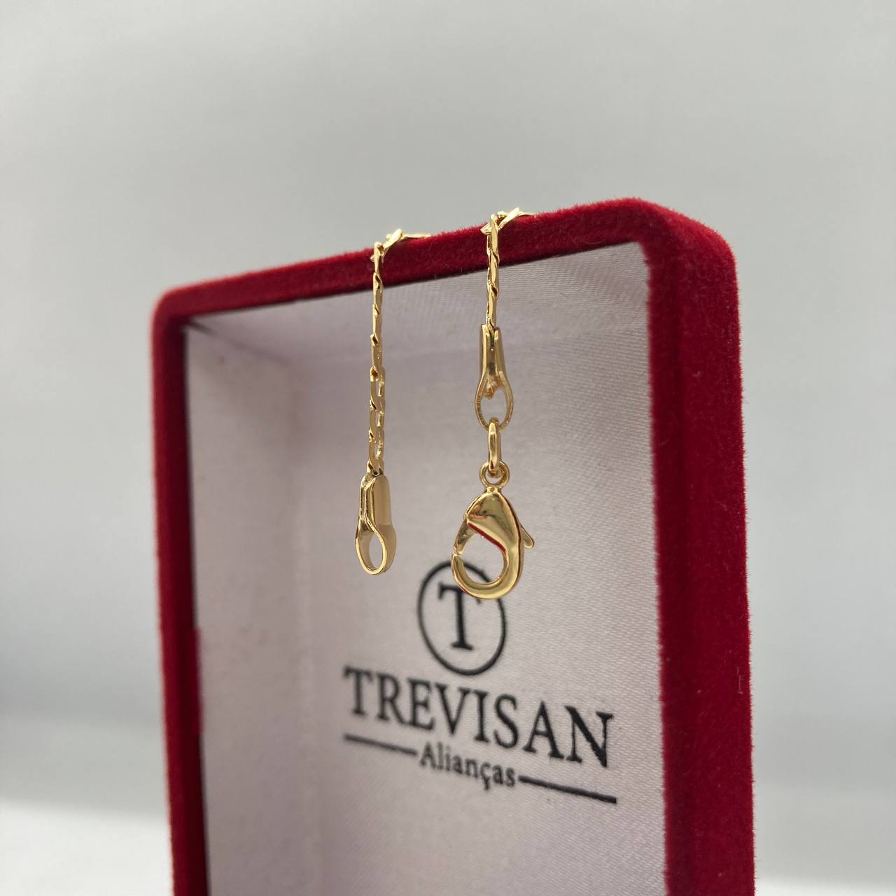 Pulseira Grumet Folheado a Ouro