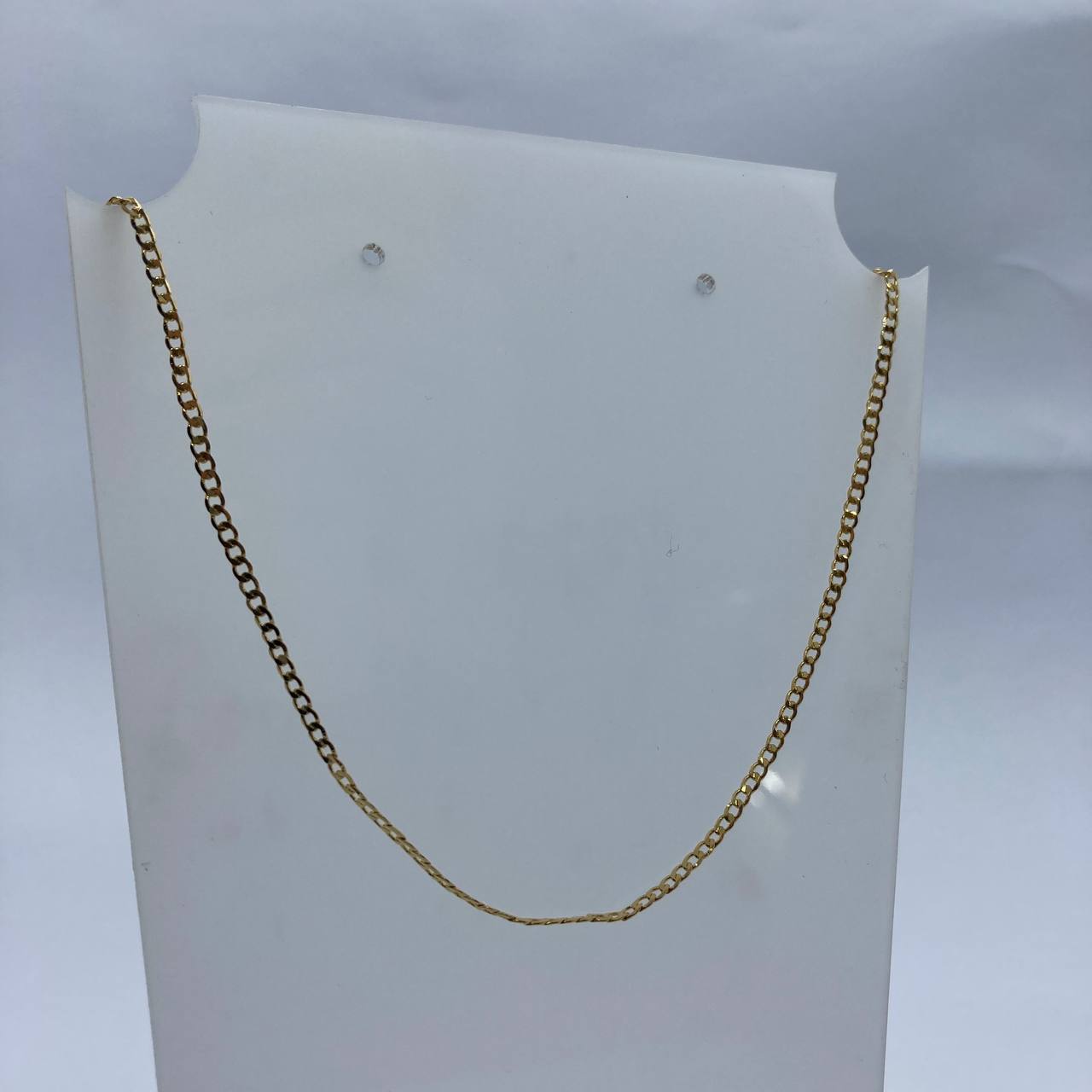 Corrente Grumet- Folheado a ouro/60cm