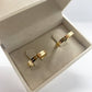 Par de Aliança Noivado/Casamento Ouro 750/18k - Damasco 3mm Reta Polida + Anel Brinde