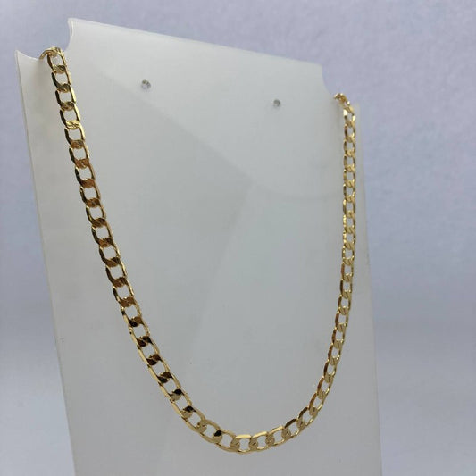 Corrente Grumet- Folheado a ouro/60cm