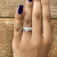 Par de Aliança Namoro em Prata 950 - Pretty Reta 4mm Polida + Anel Brinde
