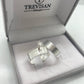 Par de Aliança Namoro em Prata 950 - Mon Trésor Reta 6mm Acetinada + Anel Brinde