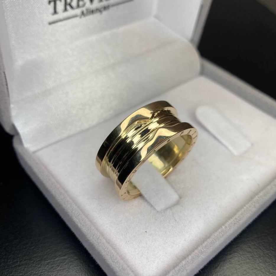 Par de Aliança Noivado/Casamento Ouro 750/18k - Amazing 10mm Polida + Anel Brinde
