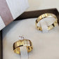 Par de Aliança Noivado/Casamento Ouro 750/18k - Charmosa 5mm Chanfrada Acetinada + Anel Brinde