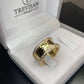 Par de Aliança Noivado/Casamento Ouro 750/18k - Amazing 10mm Polida + Anel Brinde