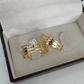 Par de Aliança Noivado/Casamento Ouro 750/18k - Amora 5mm Reta Polida + Anel Brinde