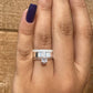Par de Aliança Namoro em Prata 950 - Treasure Reta 6mm Polida + Anel Brinde