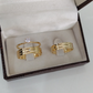 Par de Aliança Noivado/Casamento Ouro 750/18k - Amora 5mm Reta Polida + Anel Brinde