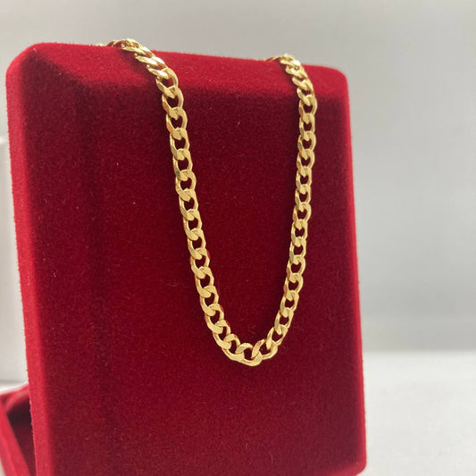 Pulseira Grumet Folheado a Ouro