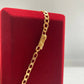 Pulseira Grumet Folheado a Ouro