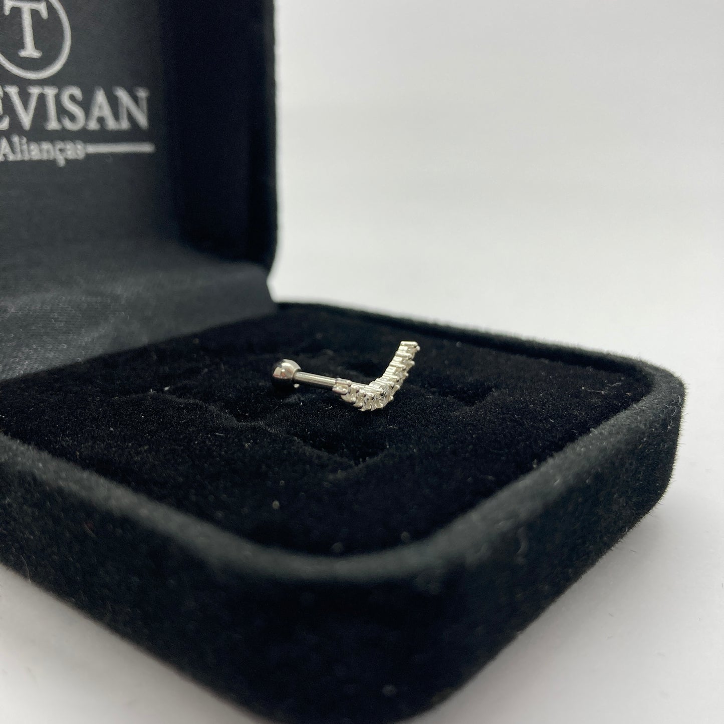 Piercing em Prata 925- Cluster