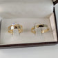 Par de Aliança Noivado/Casamento Ouro 750/18k - Amares 4mm Reta Polida + Anel Brinde