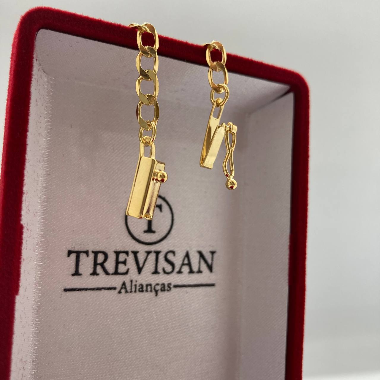Pulseira Grumet Folheado a Ouro