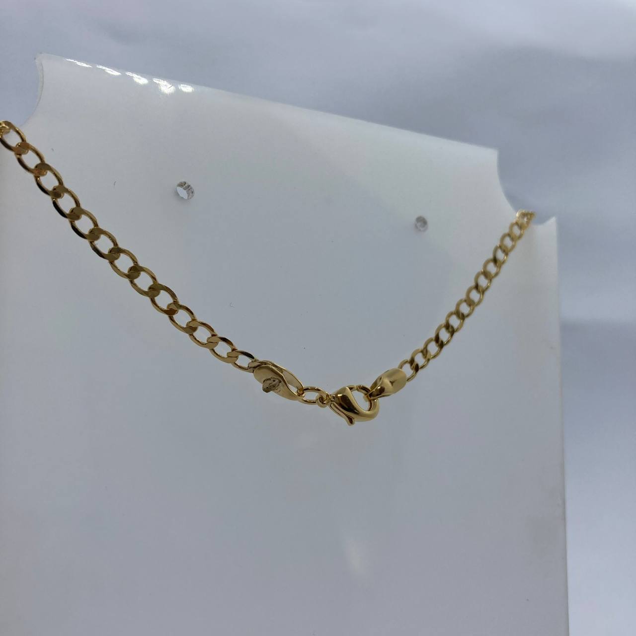 Corrente Grumet- Folheado a ouro/60cm