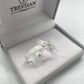 Par de Aliança Namoro em Prata 950 - Chamomily 4mm Reta Diamantada + Anel Brinde