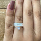 Par de Aliança Namoro em Prata 950 - Chamomily 4mm Reta Diamantada + Anel Brinde