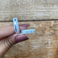 Par de Aliança Namoro em Prata 950 - Encanto Large Abaulada 5mm Diamantada + Anel Brinde