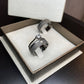 Par de Aliança Banhada - Compagno Black 7mm Reta Diamantada + Anel Brinde