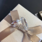 Par de Aliança Namoro em Prata 950 - Dália Less 3mm Reta Diamantada + Anel Brinde