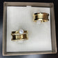 Par de Aliança Noivado/Casamento Ouro 750/18k- Amor Perfeito 10mm Reta Polida + Anel Brinde