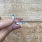 Par de Aliança Namoro em Prata 950 - Happiness Chanfrada 3mm Polida + Anel Brinde