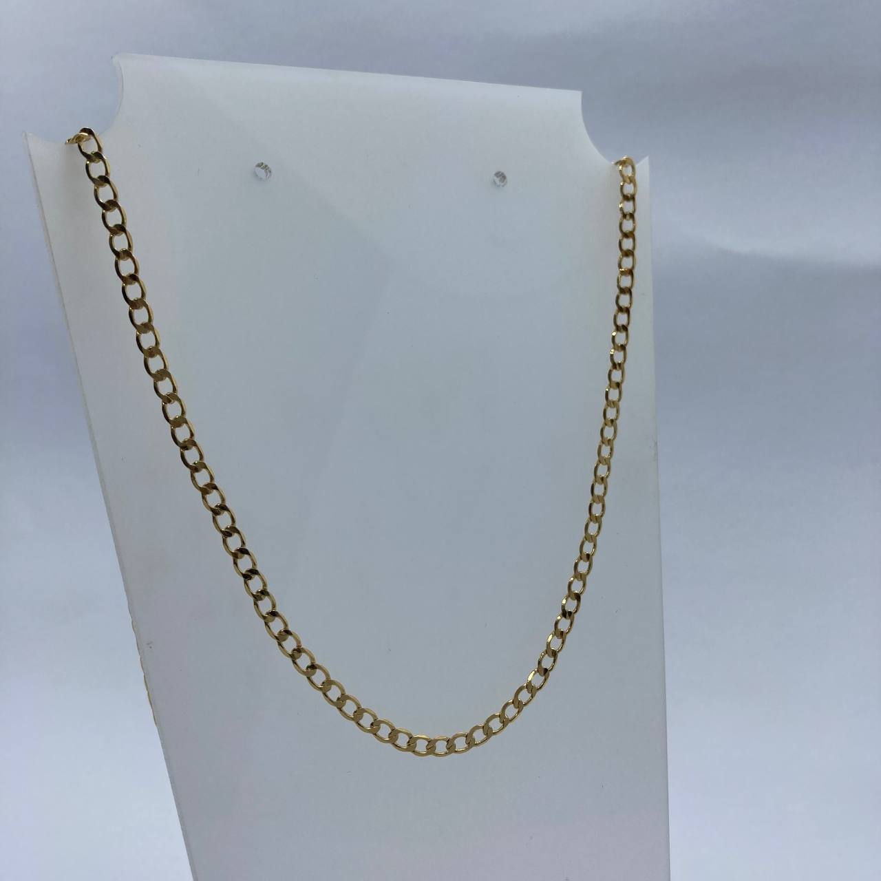 Corrente Grumet- Folheado a ouro/60cm