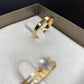 Par de Aliança Noivado/Casamento Ouro 750/18k - Peônio 3mm Chanfrada Polida + Anel Brinde